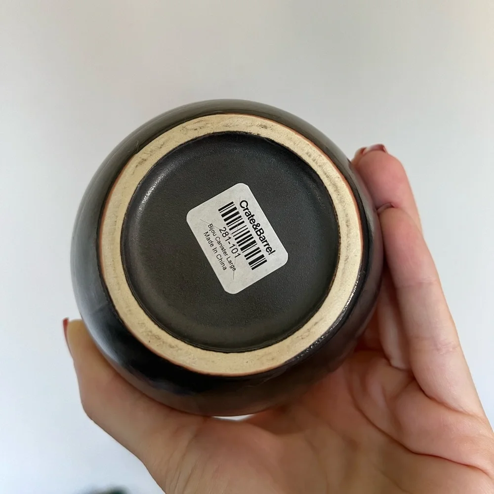 Crate & Barrel Bijou Canister Large